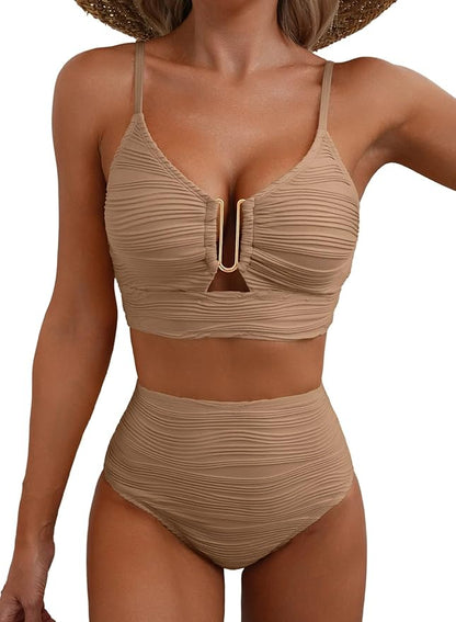 Hannah | Komfortabler Damen Bikini mit High-Waist Passform