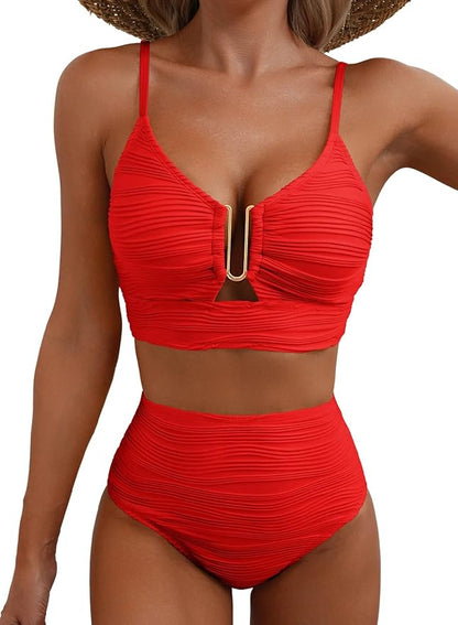 Hannah | Komfortabler Damen Bikini mit High-Waist Passform