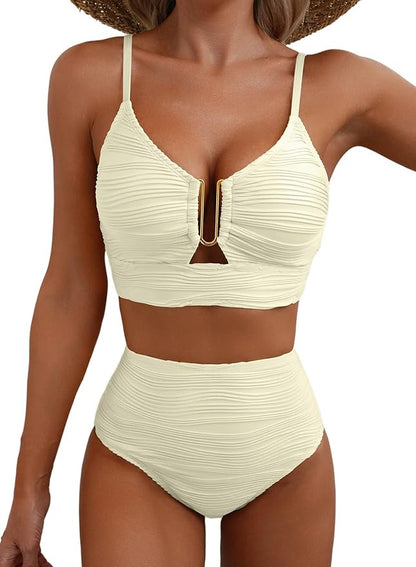 Hannah | Komfortabler Damen Bikini mit High-Waist Passform