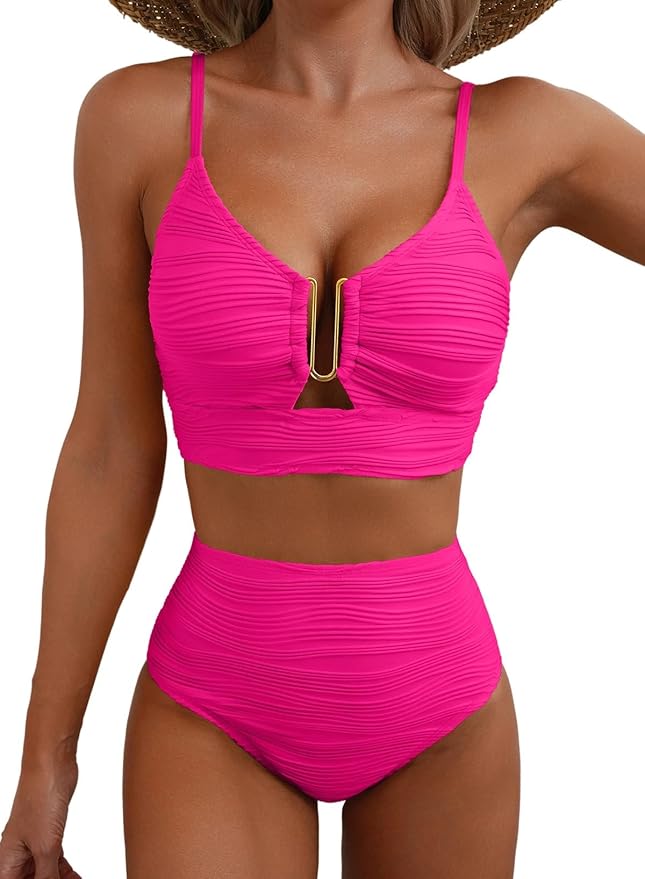 Hannah | Komfortabler Damen Bikini mit High-Waist Passform