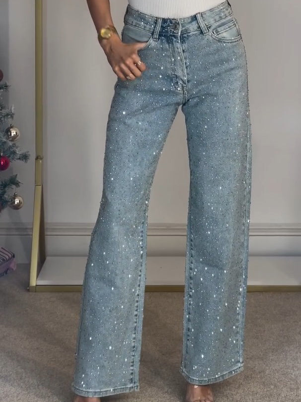 Daniela | Elegante und bequeme Glitzerjeans