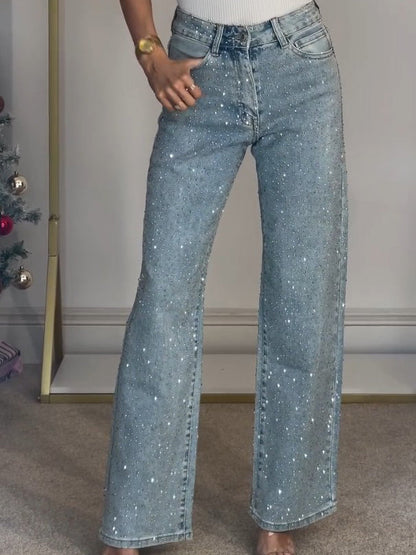 Daniela | Elegante und bequeme Glitzerjeans