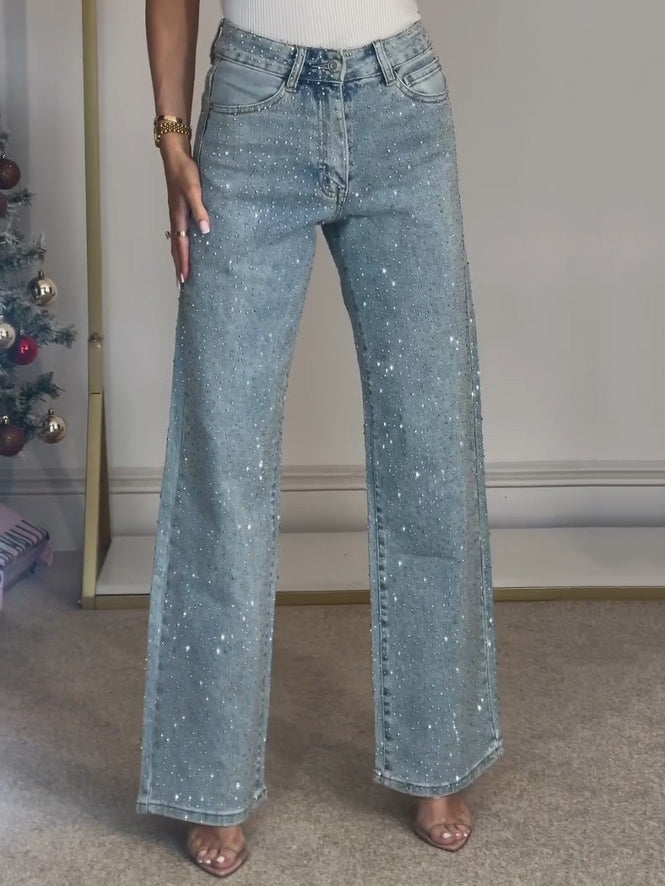 Daniela | Elegante und bequeme Glitzerjeans