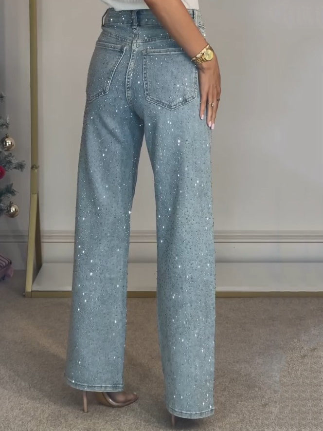 Daniela | Elegante und bequeme Glitzerjeans