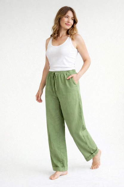 Liora | Bequeme und stilvolle Hose mit hoher Taille