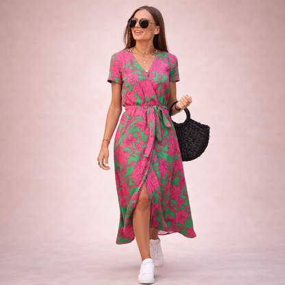 Lea | Luftiges und Stilvolles Sommer-Wickelkleid