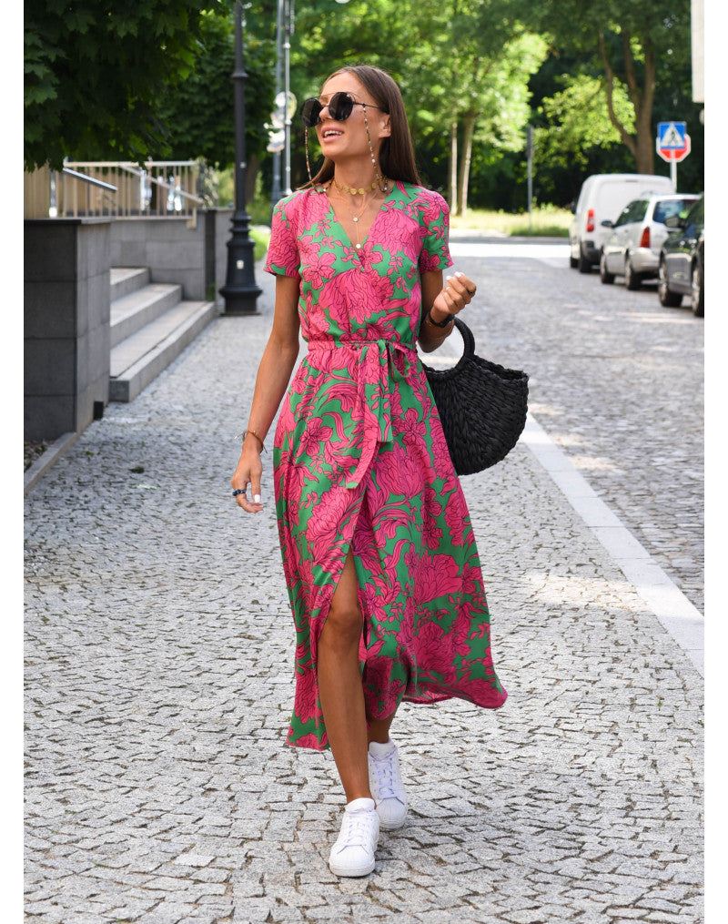 Lea | Luftiges und Stilvolles Sommer-Wickelkleid