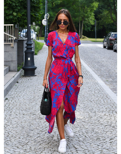Lea | Luftiges und Stilvolles Sommer-Wickelkleid