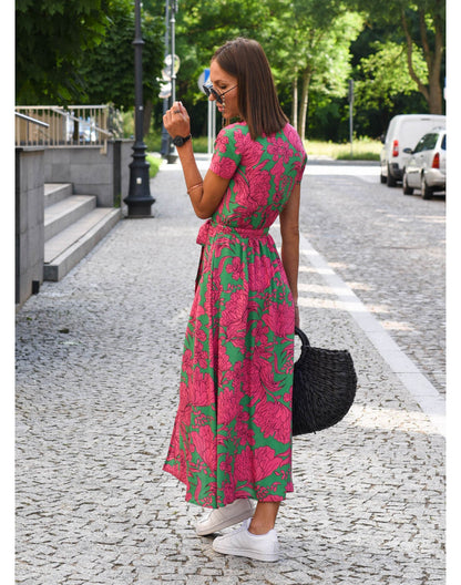 Lea | Luftiges und Stilvolles Sommer-Wickelkleid