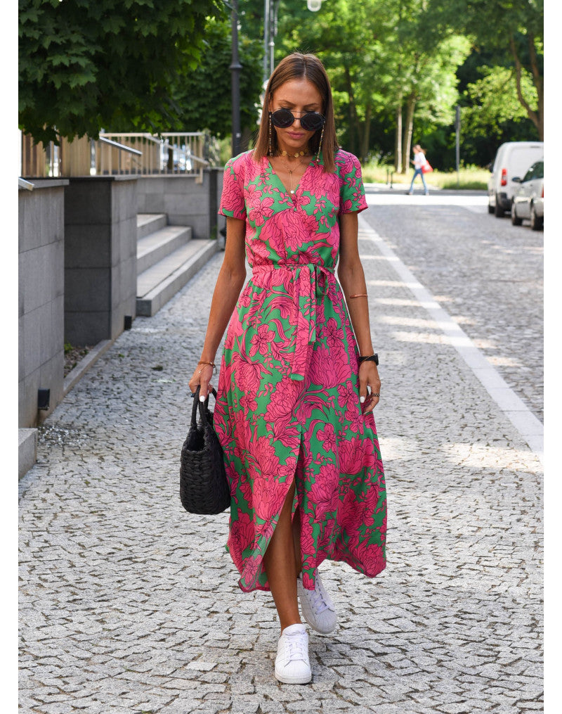 Lea | Luftiges und Stilvolles Sommer-Wickelkleid