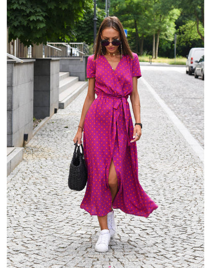 Lea | Luftiges und Stilvolles Sommer-Wickelkleid