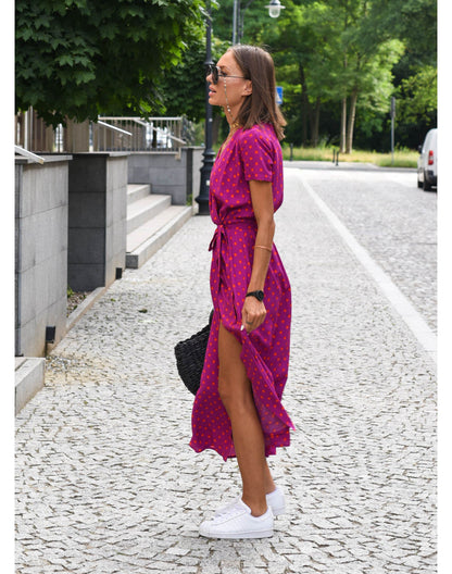 Lea | Luftiges und Stilvolles Sommer-Wickelkleid