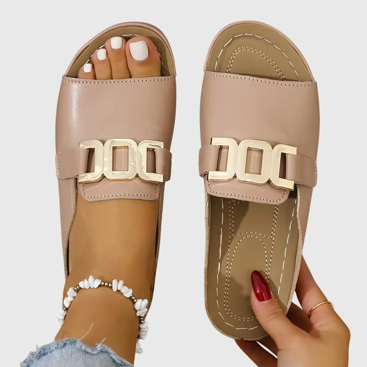 Lüdenberg™ | Elegante Damen Sandalen mit Schnalle