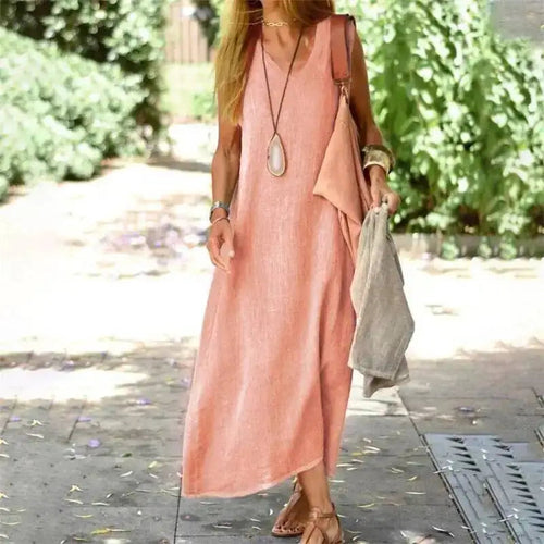 Amelie | Leichtes und Elegantes Damen Maxi-Kleid