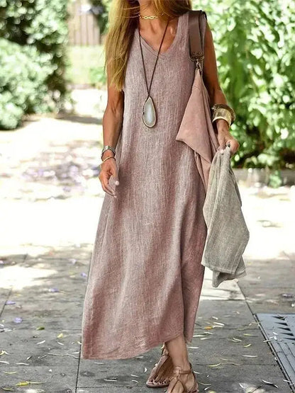 Amelie | Leichtes und Elegantes Damen Maxi-Kleid