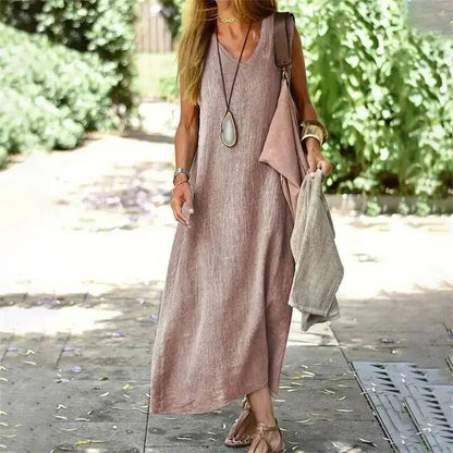 Amelie | Leichtes und Elegantes Damen Maxi-Kleid
