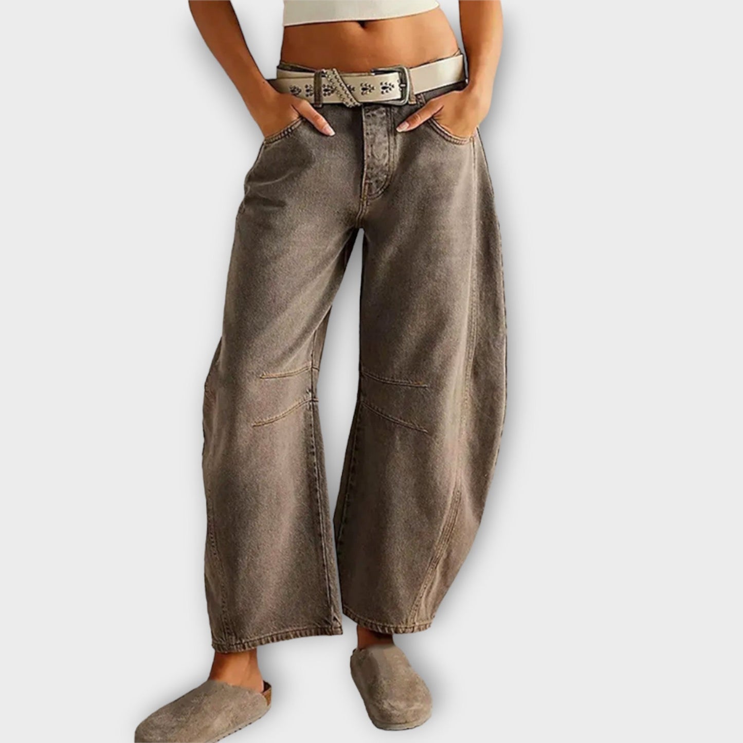Juna | Klassische Wide-Leg-Jeans mit Komfort