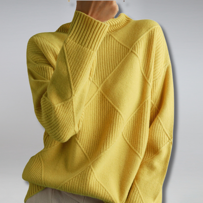 Clara | Eleganter und weicher Kaschmir-Rollkragenpullover