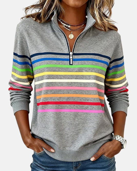 Emma | Farbenfroher  Sweatshirt für lässigen Alltags-Komfort