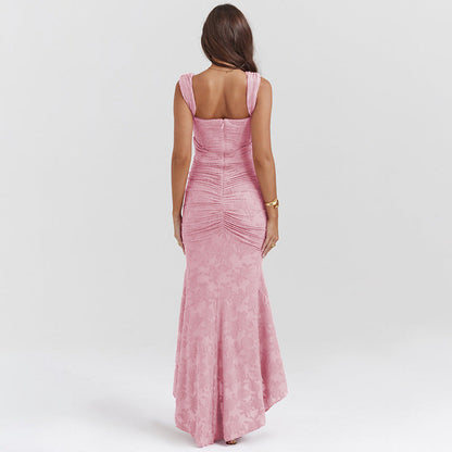 Luma | Eleganz mit Blumendesign Maxikleid