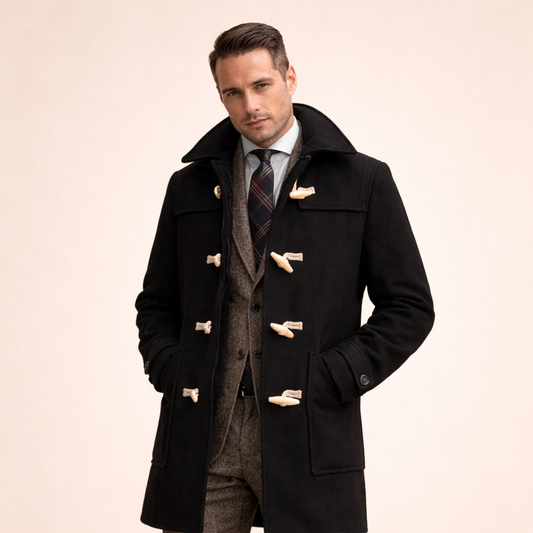 Emil | Eleganter und warmer Wollmantel für Herbst und Winter
