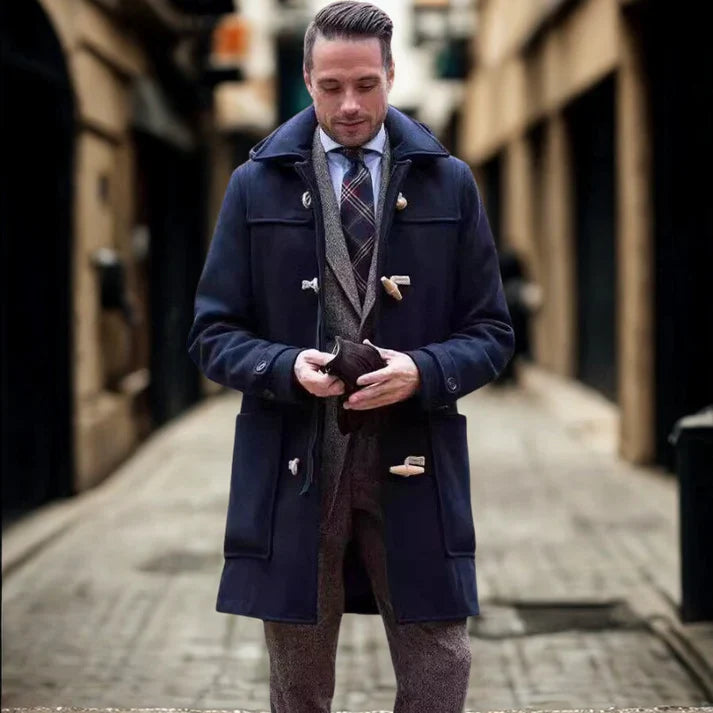 Emil | Eleganter und warmer Wollmantel für Herbst und Winter