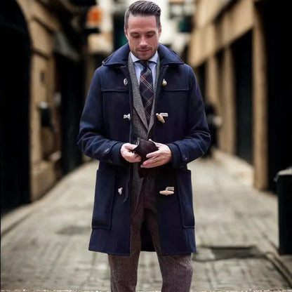 Emil | Eleganter und warmer Wollmantel für Herbst und Winter