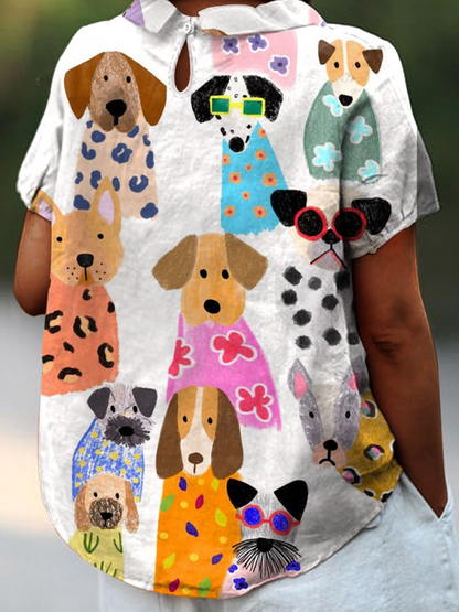 Havelstein™ | Damen T-Shirt mit Hundedruck
