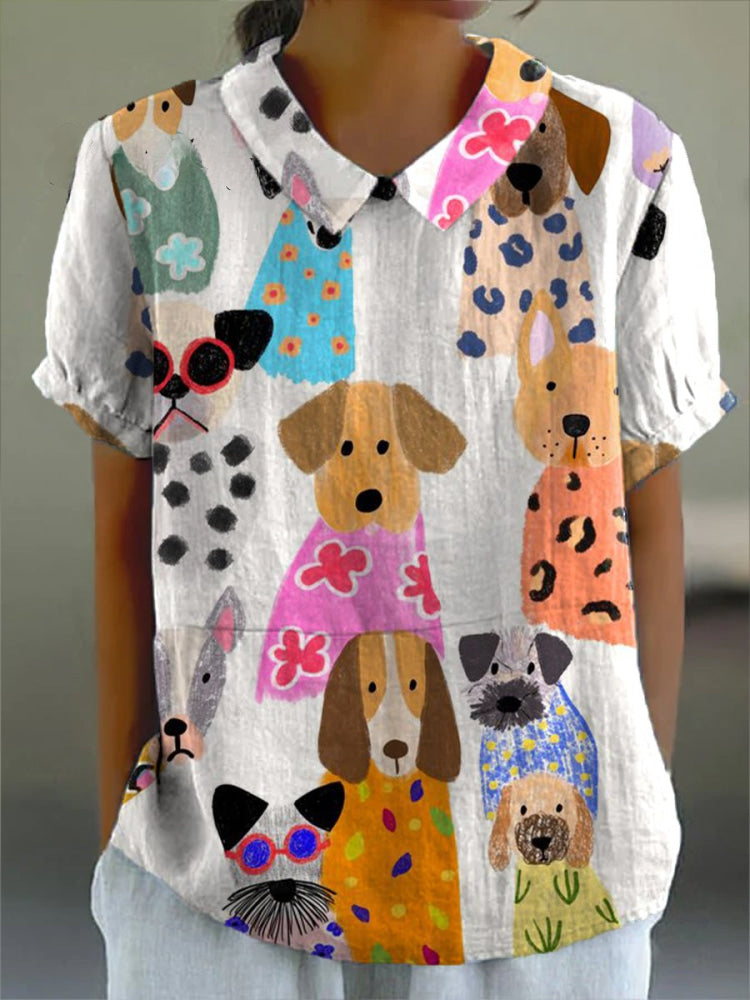 Havelstein™ | Damen T-Shirt mit Hundedruck