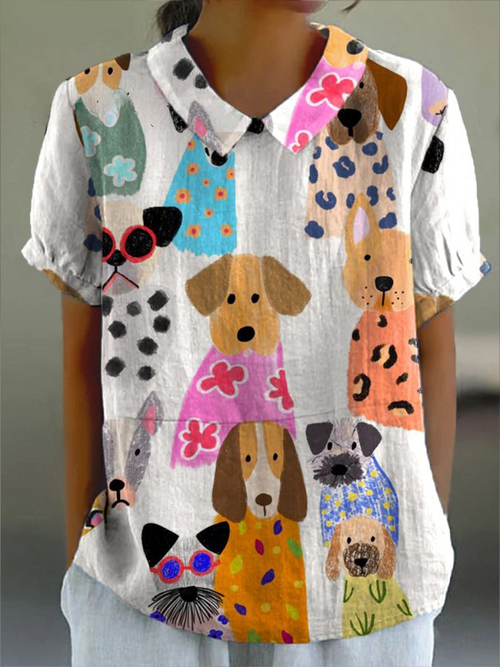 Havelstein™ | Damen T-Shirt mit Hundedruck