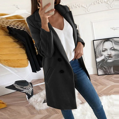 Herman | Moderner, langer Damenblazer