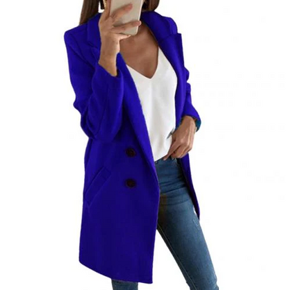 Herman | Moderner, langer Damenblazer