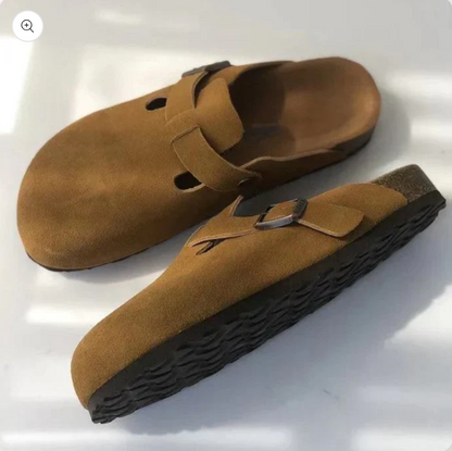 Anton | Stilvolle und bequeme Unisex-Ledersandalen