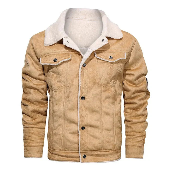 Liam | Stilvolle und bequeme Lederbomberjacke