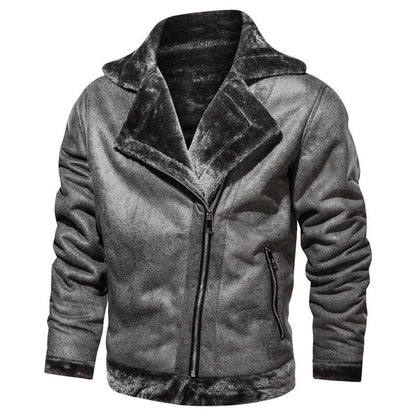Liam | Stilvolle und bequeme Lederbomberjacke