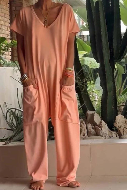 Lina | Eleganter und komfortabler Damen-Overall mit weitem Bein