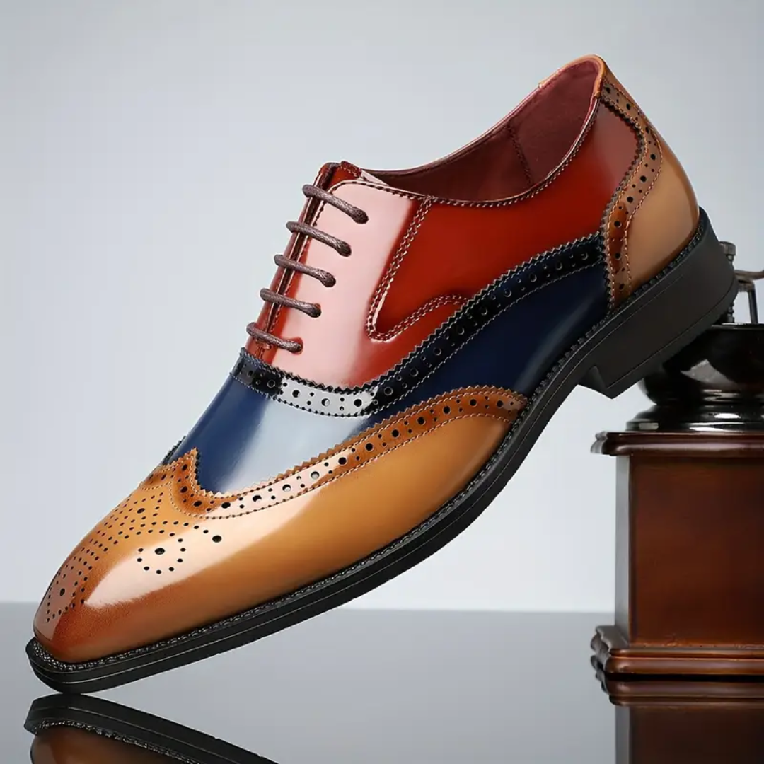 Kevin | Elegante Wingtip Herren Schuhe