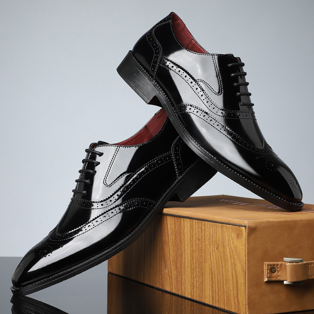 Kevin | Elegante Wingtip Herren Schuhe