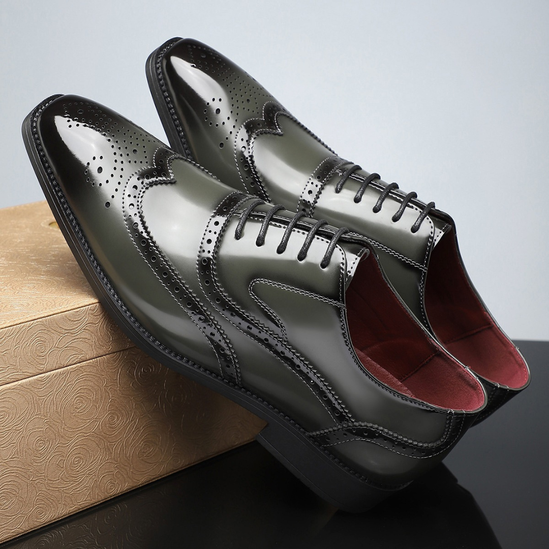 Kevin | Elegante Wingtip Herren Schuhe