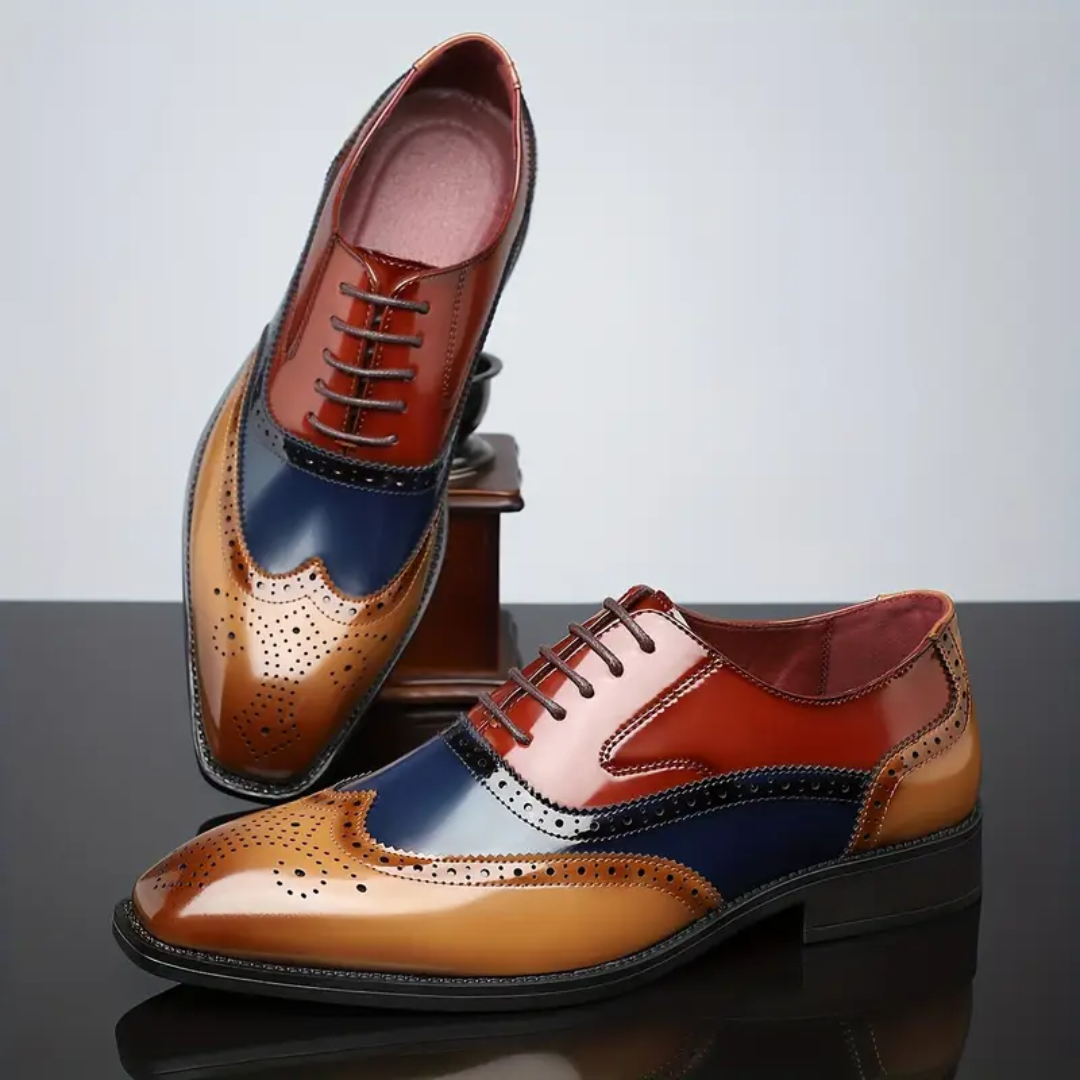 Kevin | Elegante Wingtip Herren Schuhe