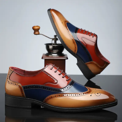 Kevin | Elegante Wingtip Herren Schuhe