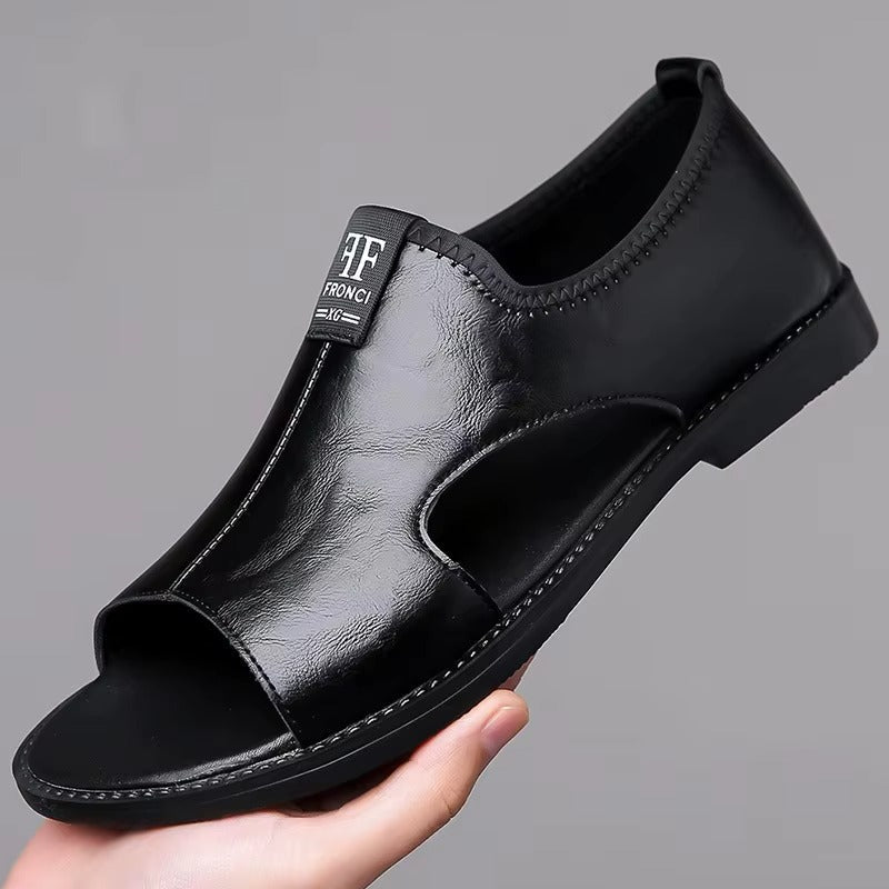 Harry | Komfortable und rutschfeste Leder-Sandalen