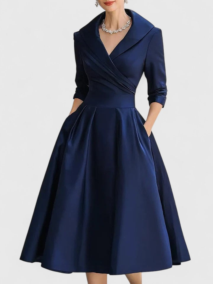 Helene | Glamouröses Midikleid für stilvolle Auftritte
