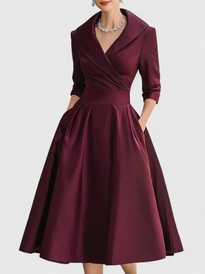 Helene | Glamouröses Midikleid für stilvolle Auftritte