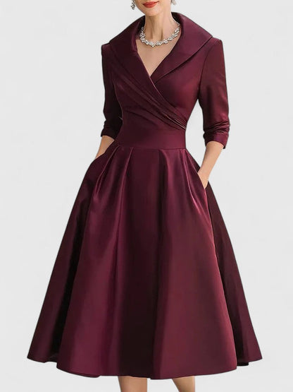 Helene | Glamouröses Midikleid für stilvolle Auftritte