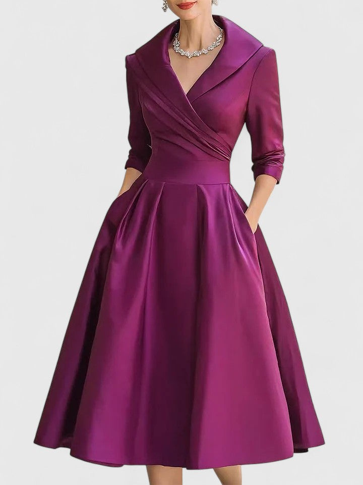 Helene | Glamouröses Midikleid für stilvolle Auftritte