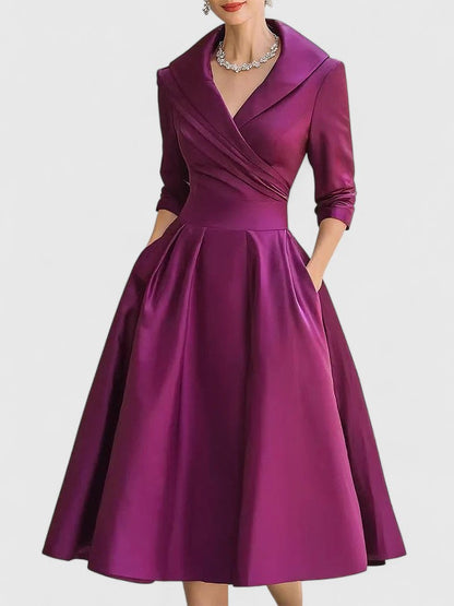 Helene | Glamouröses Midikleid für stilvolle Auftritte