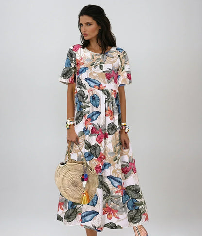 Kaltental™ | Sommerkleid mit Blumenmuster