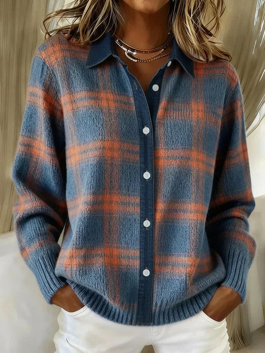 Luvia | Stilvoller und bequemer langer Strickjacke