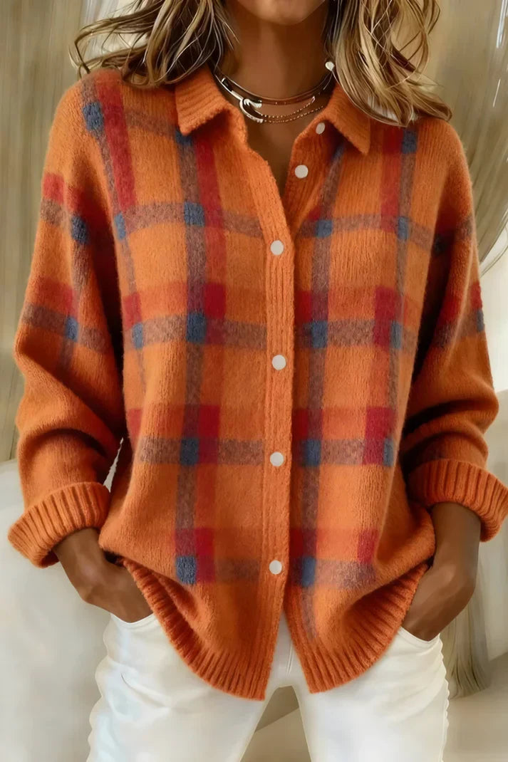 Luvia | Stilvoller und bequemer langer Strickjacke